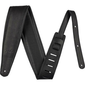 Fender USA 3.5inch PREMIUM LEATHER STRAP (BLACK)(#0990622106)