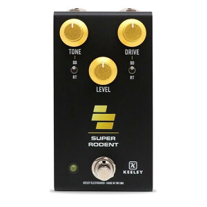 翌日配達 keeley Super Rodent Overdrive & Distortion(キーリー)オーバードライブ ディストーション 【オリジナルTシャツプレゼント】