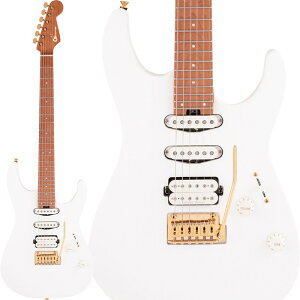 Charvel Pro-Mod Series DK24 HSS 2PT CM (Snow White/Caramelized Maple)