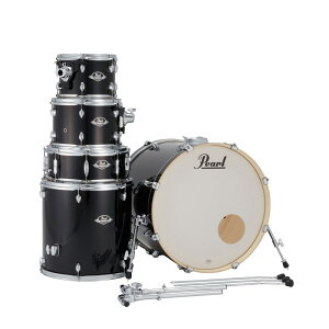 Pearl EXX725SPN/C #31 [EXPORT �X�^���_�[�h�T�C�Y �h�����V�F���p�b�N - �W�F�b�g�u���b�N]�y�V���o�����n�[�h�E�F�A���X�e�B�b�N�ʔ��z