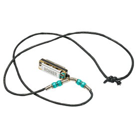 Hohner Mini Harmonica Necklace (Light Blue)