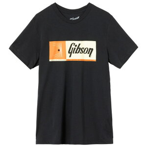 Gibson �y�t���Z�[���z Quality Fretted Instruments Tee (Vintage Black)(Medium) [GA-TEE-QFI-BLK-MD]