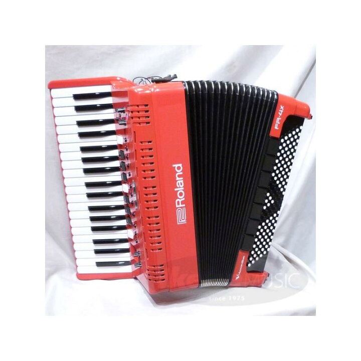 楽天市場】Roland FR-4X RD（ピアノタイプ・レッド）【純正ソフト 