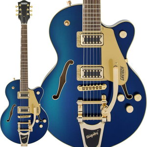 GRETSCH G5655TG Electromatic Center Block Jr. Single-Cut with Bigsby and Gold HardwareiAzure Metallic^Laurelj