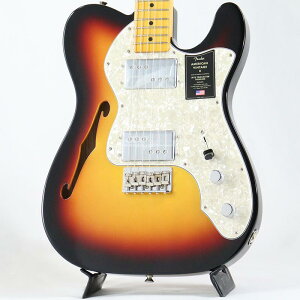 Fender USA American Vintage II 1972 Telecaster Thinline (3-Color Sunburst/Maple)
