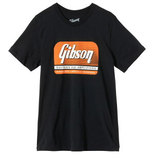 Gibson �y�t���Z�[���z Guitars and Amplifiers Tee (Black) Medium�yGA-TEE-GAMP-BLK-MD�z