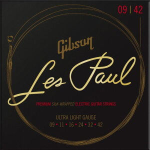 Gibson yňSALEz Les Paul Premium Electric Guitar Strings/Ultra Light Gauge [SEG-LES9]