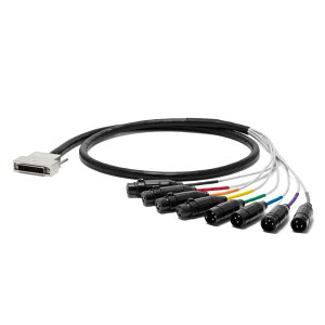 Oyaide PA-08 DXFM V2(Dsub-XLR[F]x4/XLR[M]x4)�y1.5m�z