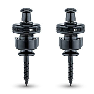 Schaller Strap Lock System S-Locks #14010401/Black-Chrome