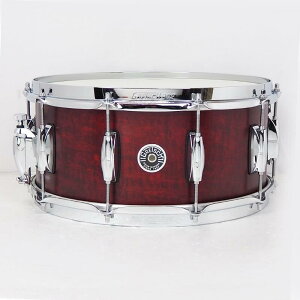GRETSCH yňSALEzGBSL-6514S-1CL CRO [Brooklyn Snare Drum 14×6.5 - Satin Cherry Red]yXWiz