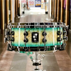 SONOR yCPxyXn50NLOfzSQ2 System Snare Drum - Maple Vintage 14x6 - Blue Burst on Scandinavian Birch [No.22772]