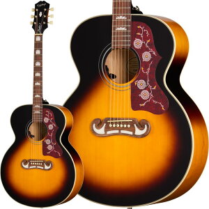 Epiphone �y���ʌ���G�s�t�H���E�A�N�Z�T���[�p�b�N�E�v���[���g�zJ-200 Studio �iVintage Sunburst�j �G�s�t�H��