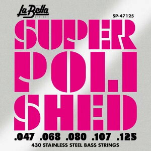 La Bella SP-47125 / Super Polished Bass Strings [5 strings]