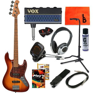 Bacchus 【入荷待ち、ご予約受付中】 WJB-1DX RSM/M (CS) 【ベース初心者入門セット】