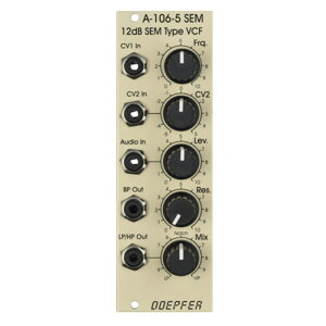 DOEPFER ([J[i)A-106-5SE SEM Type VCF / 12dB Multimode Filter