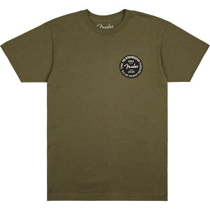 Fender USA �y�������Z�Z�[���z STRATOCASTER(TM) 70TH ANNIVERSARY BADGE TEE OLIVE (Medium size)(#9101293497)