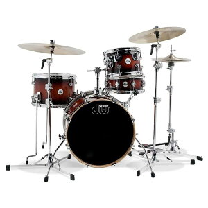 dw DDLG1804TB [Design Series Mini Pro 4-Piece Kit / 18'' BD / Tobacco Burst]�y�V���o���A�n�[�h�E�F�A�ʔ��z