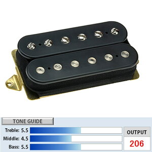 DiMarzio yubNtCf[Z[z Air Classic Neck [DP190] (Black/Standard-Spaced) yS̐KAiz