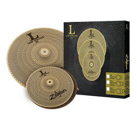 Zildjian L80 Low Volume Cymbal Set LV38 [NAZLLV38 / 13 HiHats， 18 Crash Ride]