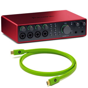 Focusrite Scarlett 18i16 Gen4 + OYAIDEiUSBP[uZbg(Type C to C 1.0m)(18in16outEUSBI[fBIC^[tFCX)(tH[JXCg)(ICf)