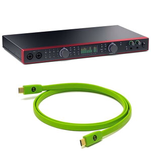 Focusrite Scarlett 18i20 Gen4 + OYAIDEiUSBP[uZbg(Type C to C 1.0m)(18in20outEUSBI[fBIC^[tFCX)(tH[JXCg)(ICf)