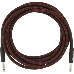 Fender USA Professional Series Instrument Cable�C 15'�C Red Tweed(0990820064)