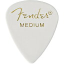 Fender USA 【再値下げ 決算SALE】Classic Celluloid 351 Shape Pick 1 GROSS(144枚)【White/Medium】