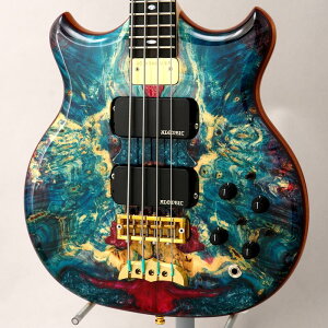 ALEMBIC SCSB4 Buckeye Resin [Stanley Clark Signature Deluxe w/Side LED's Blue]