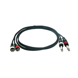 reloop �y�t���Z�[���zRCA2-Mono Jack2 MM 1.5 (RCA-TS�t�H���P�[�u�� 1.5m �����i)(�����[�v)