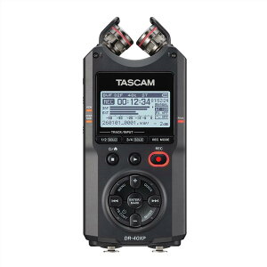 TASCAM �y�\�񏤕i�E4��25������(���񕪏��ʁE����[������)�zDR-40XP (�����}�C�N�EXLR/TRS���͓���)(32�r�b�g�t���[�g�^���Ή�)(4ch�|�[�^�u�����R�[�_�[)(�n���f�B���R�[�_�[)(DR40XP)(USB Type-C�E