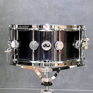 dw DRFP6514SSC096 [Collector's Pure Maple Snare Drum VLT Shell 14×6.5 / Gun Metal Sparkle Glass FinishPly]
