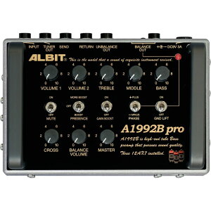 ALBIT A1992B pro Hand-made Tube preamp / D.I. �y�l�グ�O�����i�i�z