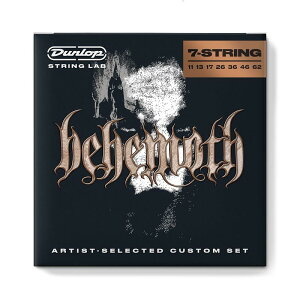 Dunlop (Jim Dunlop) BEHN11627 BEHEMOTH ARTIST-SELECTED CUSTOM GUITAR STRINGS (11-62/7-STRING)