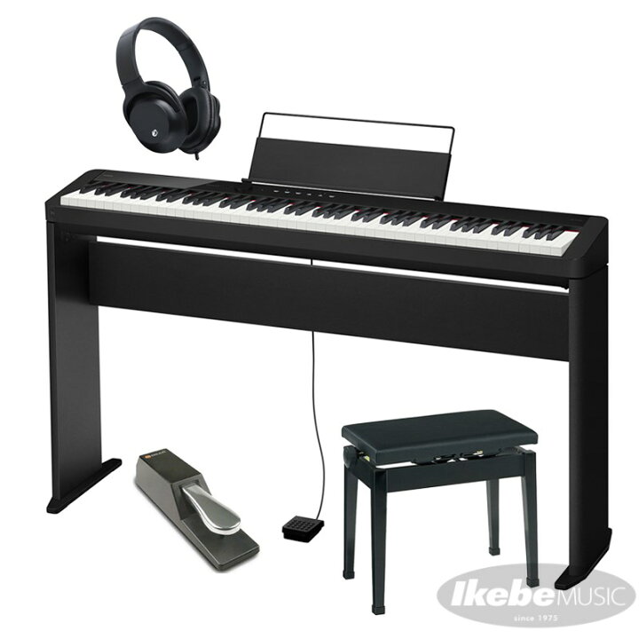 楽天市場】CASIO カシオ Privia PX-S1100BK+純正スタンド+高低自在イス 
