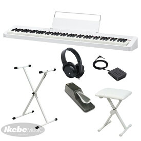CASIO カシオ Privia PX-S1100WE+X型スタンド+X型イス+ダンパーペダルセット【代引不可】【沖縄・離島送料別途見積】(電子ピアノ)