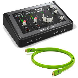 SSL(Solid State Logic) SSL2+MKII + OYAIDEiUSBP[uZbg(Type C to C 1.0m)(SSL2+MK2)(2in/4out USB 2.0 Type C)(I[fBIC^[tFCX)(GXGXG)(DTM)(ICf)