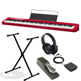 CASIO カシオ Privia PX-S1100RD+X型スタンド+ダンパーペダルセット【代引不可】【沖縄・離島送料別途見積】(電子ピアノ)