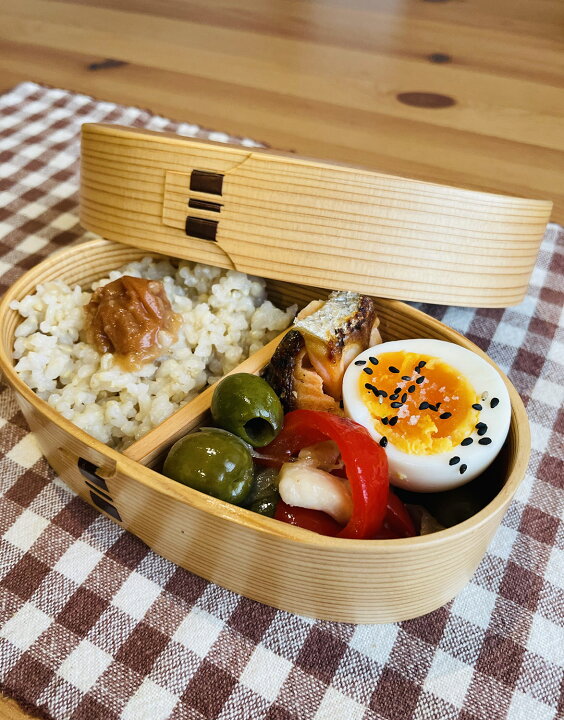 楽天市場】栗久 曲げわっぱ 弁当箱 キッズサイズ 女性用 小判型 国産 