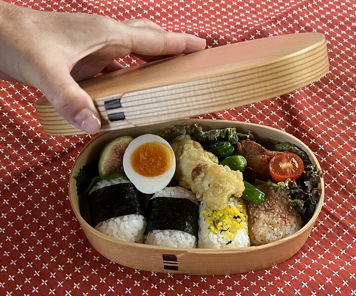 楽天市場】栗久 曲げわっぱ 弁当箱 小判型 大 国産 日本製 大館 ギフト 