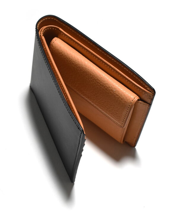 楽天市場】FUJITAKA ACCESSORIES コードバン 二つ折り財布 カード段4  