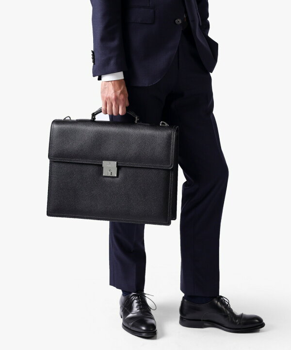 楽天市場】LANVIN COLLECTION レザービジネスバッグ A4 カブセ 