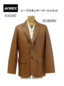 AVIREX/ArbNX V[v 2{^ eC[h WPbg/ SHEEP 2BUTTON TAILOERD JACKET 6161067