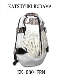 【送料無料!!】KATSUYUKIKODAMA/カツユキコダマ バックパック ＜DENSITY MANIA PACK-1 #COW FRINGE WHT＞