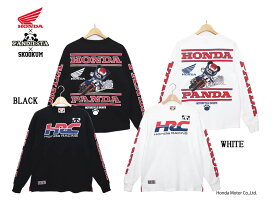 Honda Pandiesta DARTTRACK RACE L/STee コラボ企画 ホンダ　 パンディエスタ 　ダートトラック　ロンT パンダ 592503