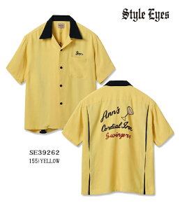 2024�N�e�C���[���m STYLE EYES RAYON BOWLING SHIRT �gANN'S CORDIAL INN�h�@�X�^�C���A�C�Y �{�[�����O�V���c �uDon �v�J�݃V���c ���{�� ���[���� (SE39262) �����Y �J�W���A�� �A���J�W �u�����h�@���B���e