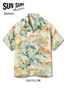 2025N SUN SURF "SCENERY OF JAPAN" RAYON HAWAIIAN SHIRT OPEN SHIRT MADE IN JAPAN TT[t [@nCA@Vc@AnVc@SS39422