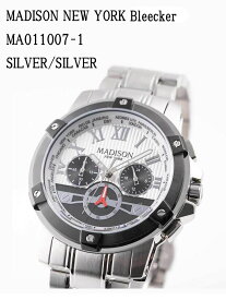 【送料無料】MADISON NEWYORK Bleecker Men's Watch マディソン ニューヨーク ブレーカー メンズ 腕時計 MA011007-1