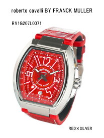 【送料無料】(国内正規品 メーカー保証2年)　 roberto cavalli BY FRANCK MULLER Men's Watch (ロベルト・カヴァリ バイ フランク・ミュラー) メンズ 男性　紳士 ウォッチ　自動巻き 腕時計 スイス製　RV1G207L0071