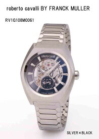 【送料無料】(国内正規品 メーカー保証2年)　 roberto cavalli BY FRANCK MULLER Men's Watch (ロベルト・カヴァリ バイ フランク・ミュラー) メンズ 男性　紳士 ウォッチ　自動巻き　 腕時計 スイス製　RV1G108M0061