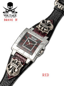 VOLTAGE BRAVE 4 /���H���e�[�W �u���C�u4�@RED VO-008SIV-02BR�@�@�r���v WATCH �E�H�b�`